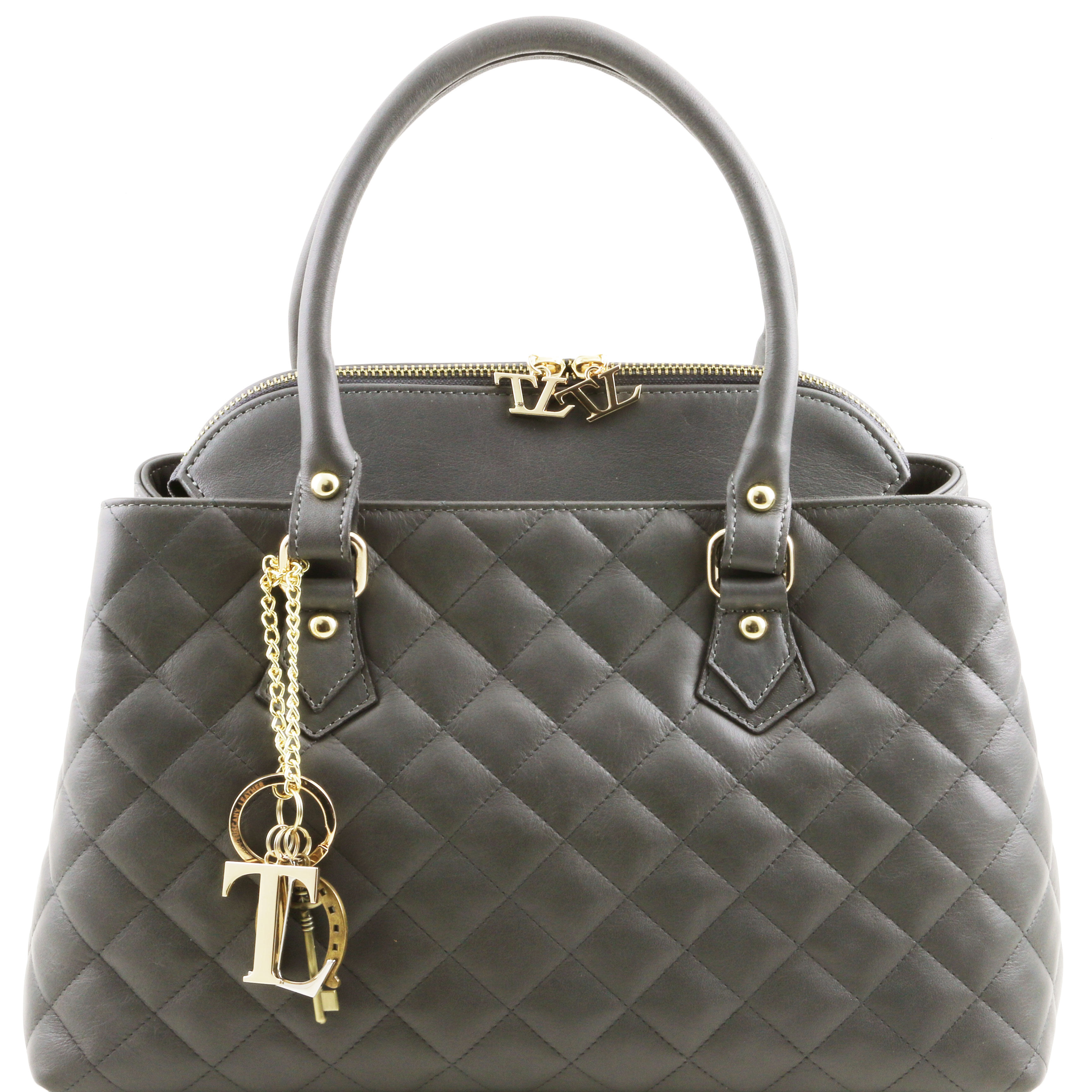 TL KeyLuck - Geanta Soft quilted duffle gri
