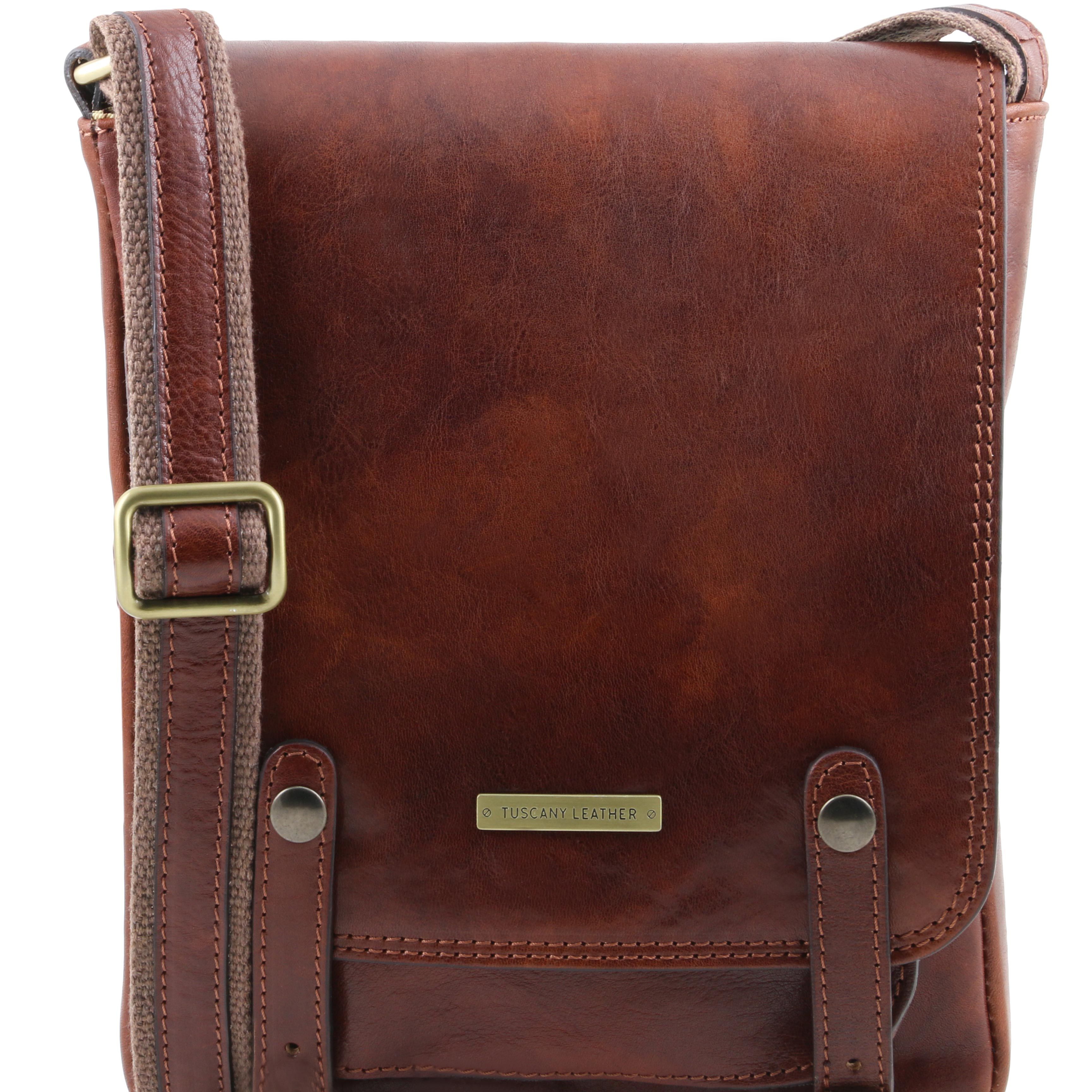 ROBY - Geanta crossbody din piele maro