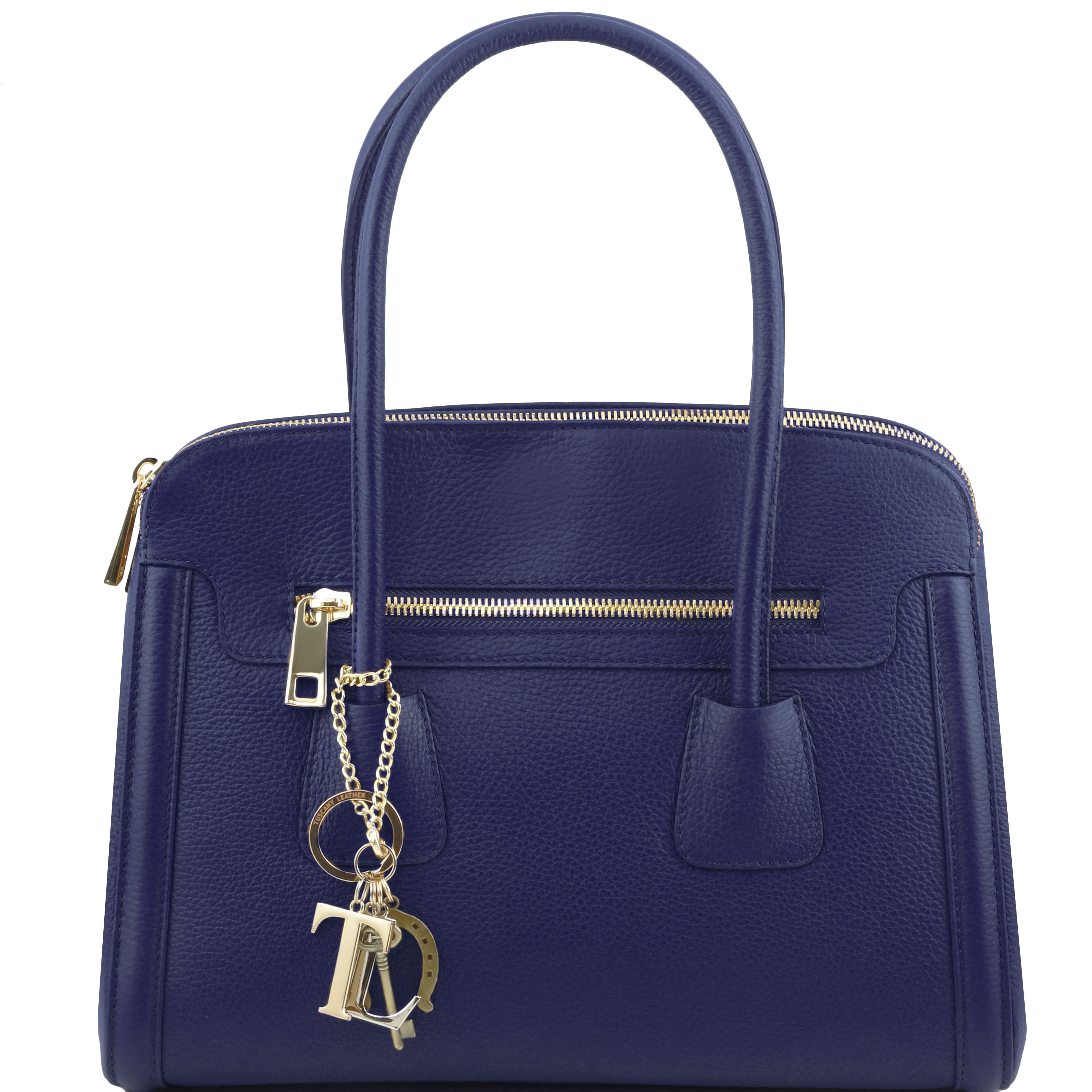 TL Keyluck - Geanta Piele Soft bleumarin