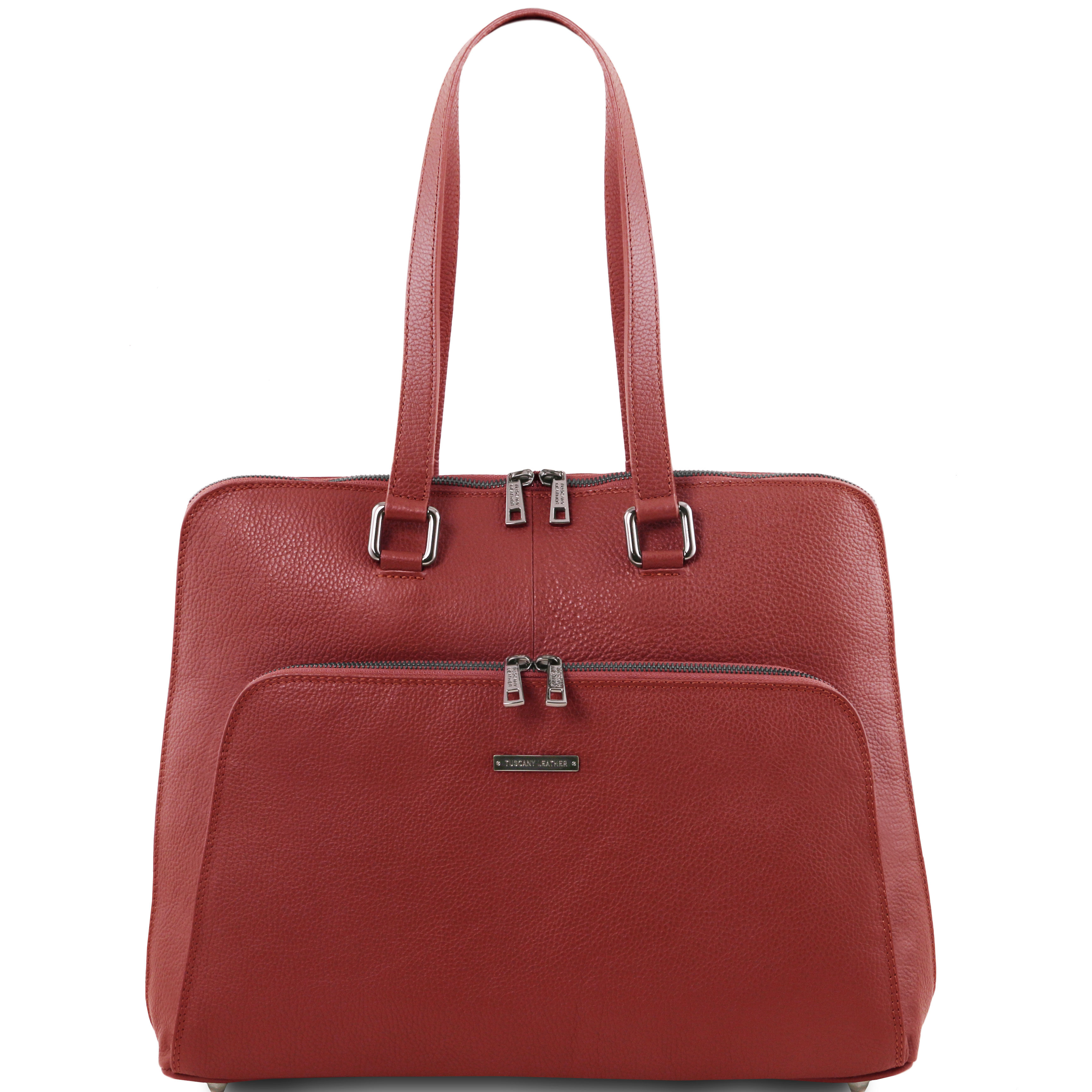 LUCCA - TL SMART Geanta business rosie piele soft