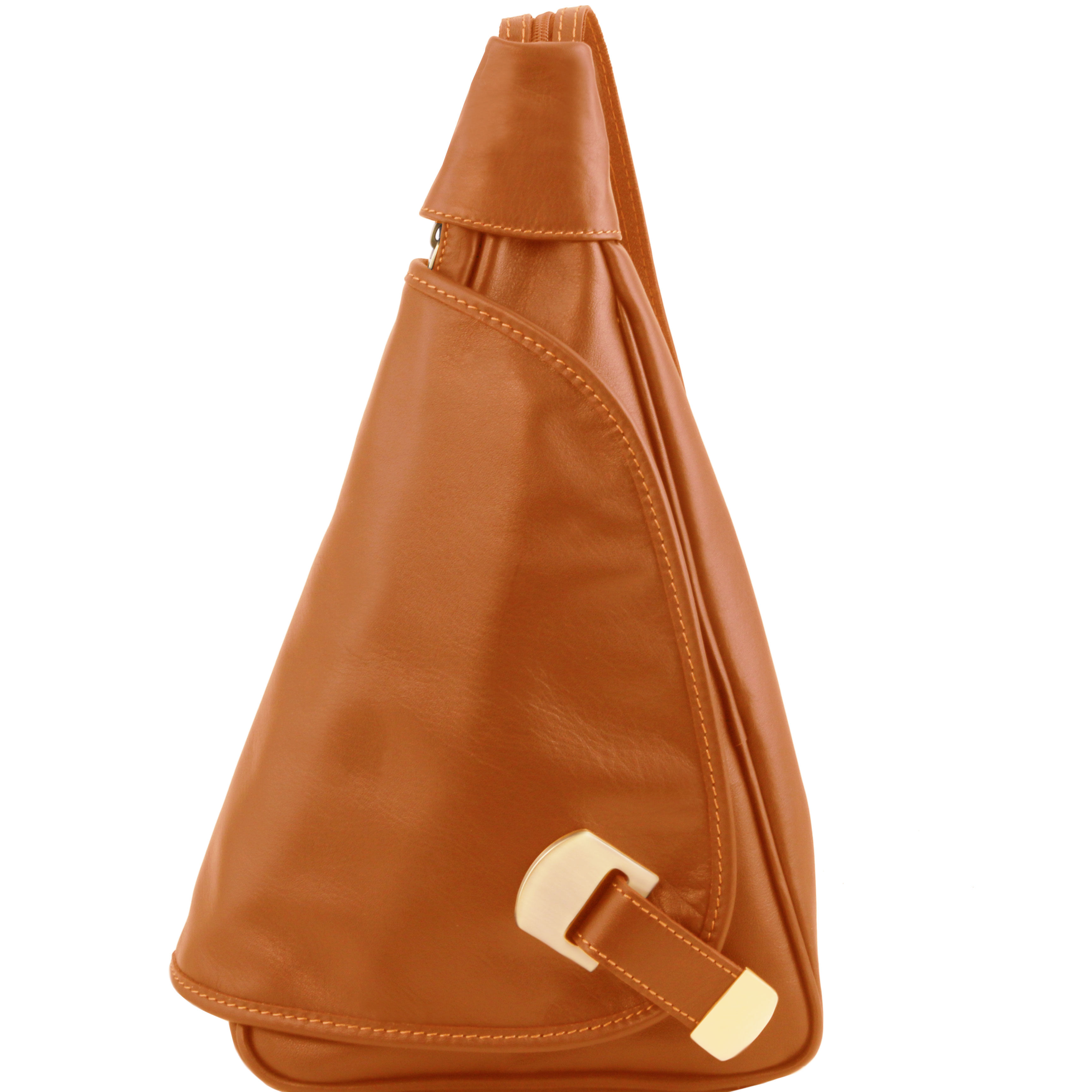 Hanoi - Rucsac din piele cognac