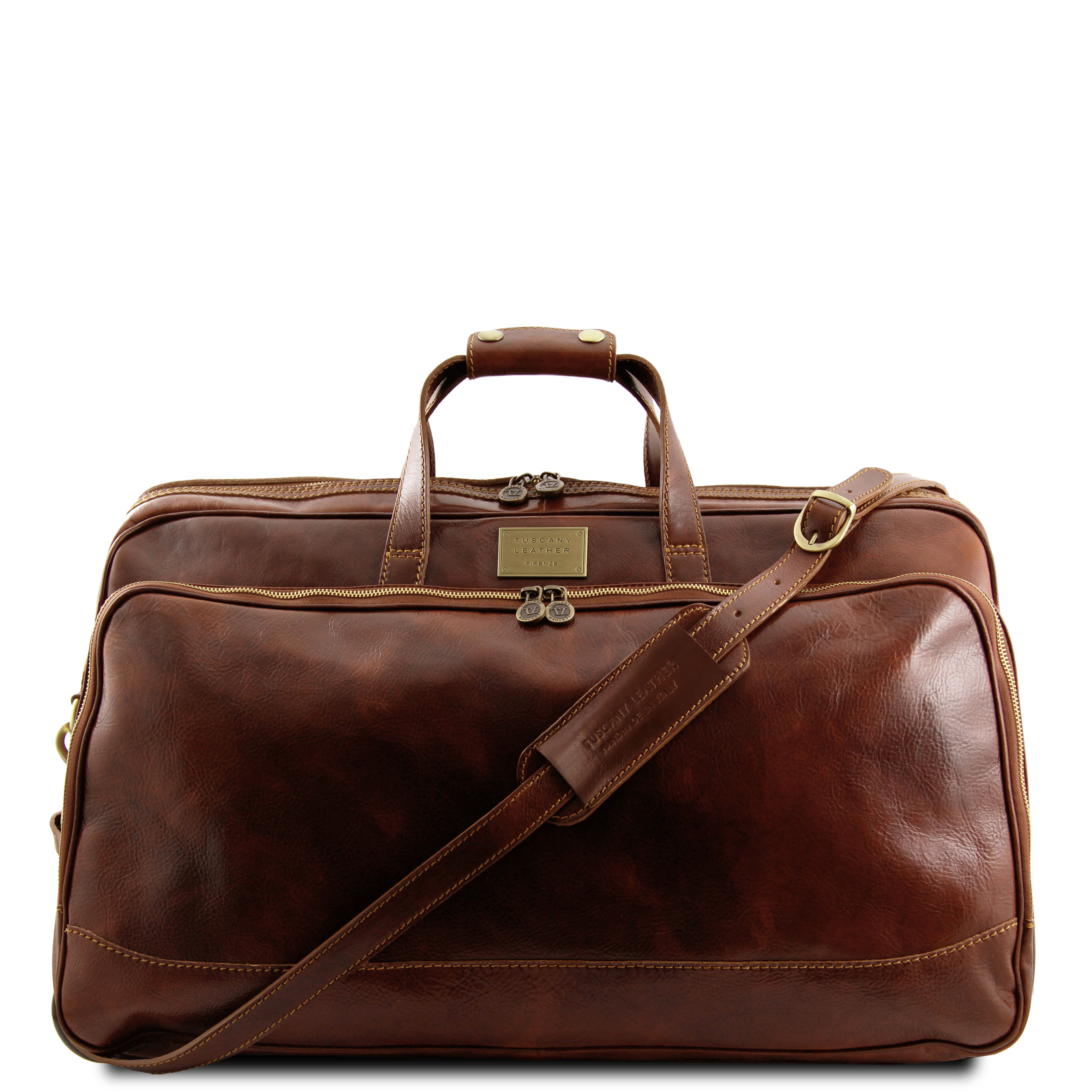 Bora Bora Trolley leather bag - Small size Brown