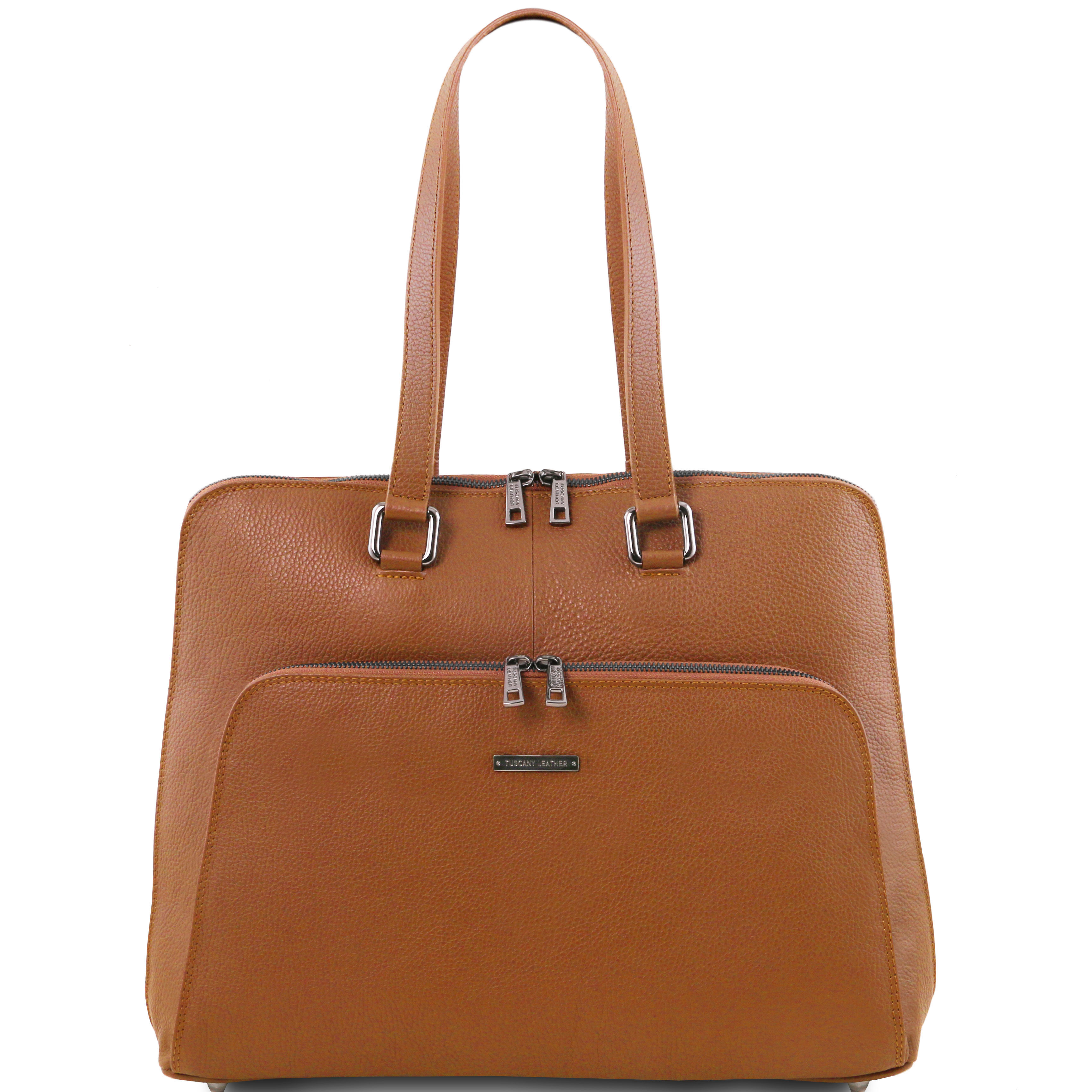 Geanta Tuscany Leatherdin piele cognac Lucca