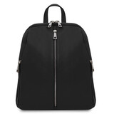 Rucsac dama din piele naturala neagra, Tuscany Leather, TL Bag