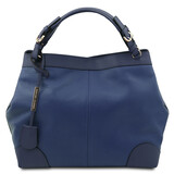 Geanta dama piele albastru inchis, Tuscany Leather,  AmbrosiaS