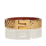 Bratara_unicat_piele_piton_Gold_Auriu_Karine_PT111103G_1