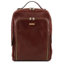 Rucsac laptop Tuscany Leather, Bangkok, din piele naturala, maro