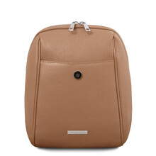 Rucsac de dama, piele naturala grej, TL Bag