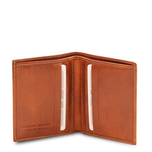 Portofel barbati din piele naturala honey, Tuscany Leather