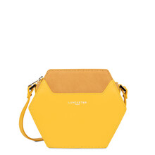 Poseta din piele naturala galbena Lancaster Vendome Ruche 432-50 -1