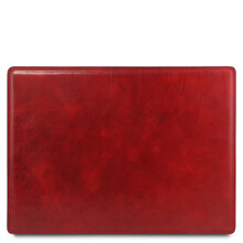 Mapa birou piele naturala rosie, Tuscany Leather