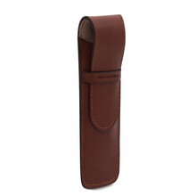 Toc stilou din piele naturala verde Tuscany Leather