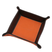 Tavita din piele Tuscany Leather, portocalie