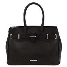 Geanta dama piele naturala, Tuscany Leather, TL Bag neagra
