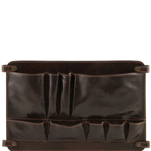 Modul TL Smart din piele naturala maro inchis, Tuscany Leather