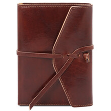 Agenda piele naturala maro, Tuscany Leather