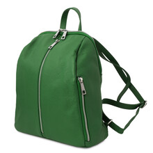 Rucsac dama din piele naturala verde, Tuscany Leather, TL Bag