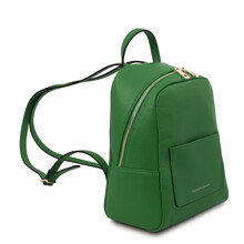 Rucsacel dama piele naturala verde, Tuscany Leather, TL Bag