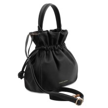 Geanta dama piele neagra Tuscany Leather, TL Bag SoftS
