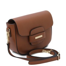 Geanta dama din piele naturala, TL Bag, coniac