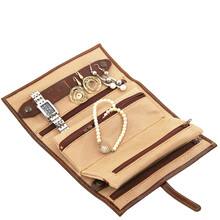 Etui piele pentru bijuterii Tuscany Leather, maro naturalS