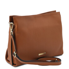 Geanta dama piele coniac TL Bag Soft