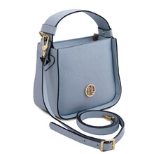 Grace Leather handbag Light Blue