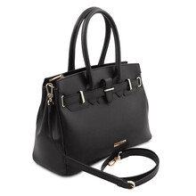 Geanta dama piele naturala, Tuscany Leather, TL Bag neagra