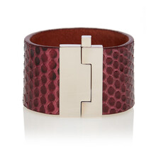 Bratara_Piele_Naturala_Piton_Bordo_Lucido_Karine_PT053103S_1