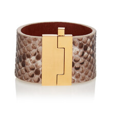 Bratara_Piele_Naturala_Piton_Tortora_Lucido_Karine_PT073103G_1