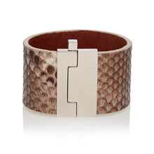 Bratara_Piele_Naturala_Piton_Tortora_Lucido_Karine_PT073103S_1