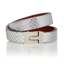 Bratara_handmade_piele_piton_Argento_Argintiu_Karine_PT101203S_1