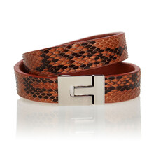 Bratara_handmade_piele_piton_Marrone_Maro_Karine_PT061203S_1