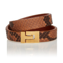 Bratara_handmade_piele_piton_Marrone_Maro_Karine_PT121203G_1