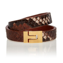 Bratara_handmade_piele_piton_Tortora_Vintage_Karine_PT201203G_1