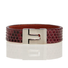 Bratara_unicat_piele_piton_Bordo_Lucido_Karine_PT051103S_1