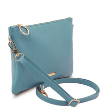 Plic dama din piele albastru deschis, TL Bag Soft