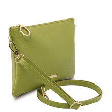 Plic dama piele naturala verde, Tuscany Leather, TL Bag Soft