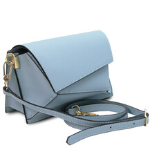 Geanta dama din piele albastru deschis TL Bag