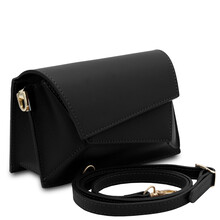 Geanta dama din piele naturala neagra TL Bag