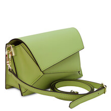 Geanta dama din piele naturala verde TL Bag