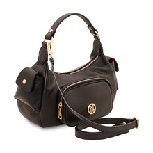 Geanta dama piele naturala neagra, TL Olivia