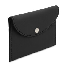 Leather business card /  credit card holder Black