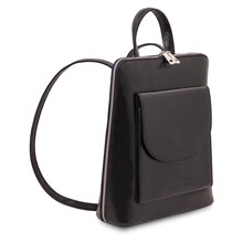 Rucsacel dama piele naturala neagra TL Paris