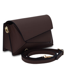 TL Bag Leather shoulder bag Coffee