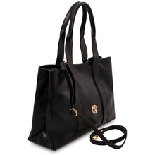 Geanta dama piele naturala neagra TL Callie
