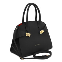 Coccola Leather handbag Black
