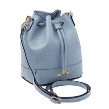 TL Bag Leather bucket bag Light Blue