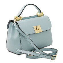 Armonia Leather handbag Light Blue