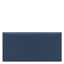 Leather envelope wallet Dark Blue